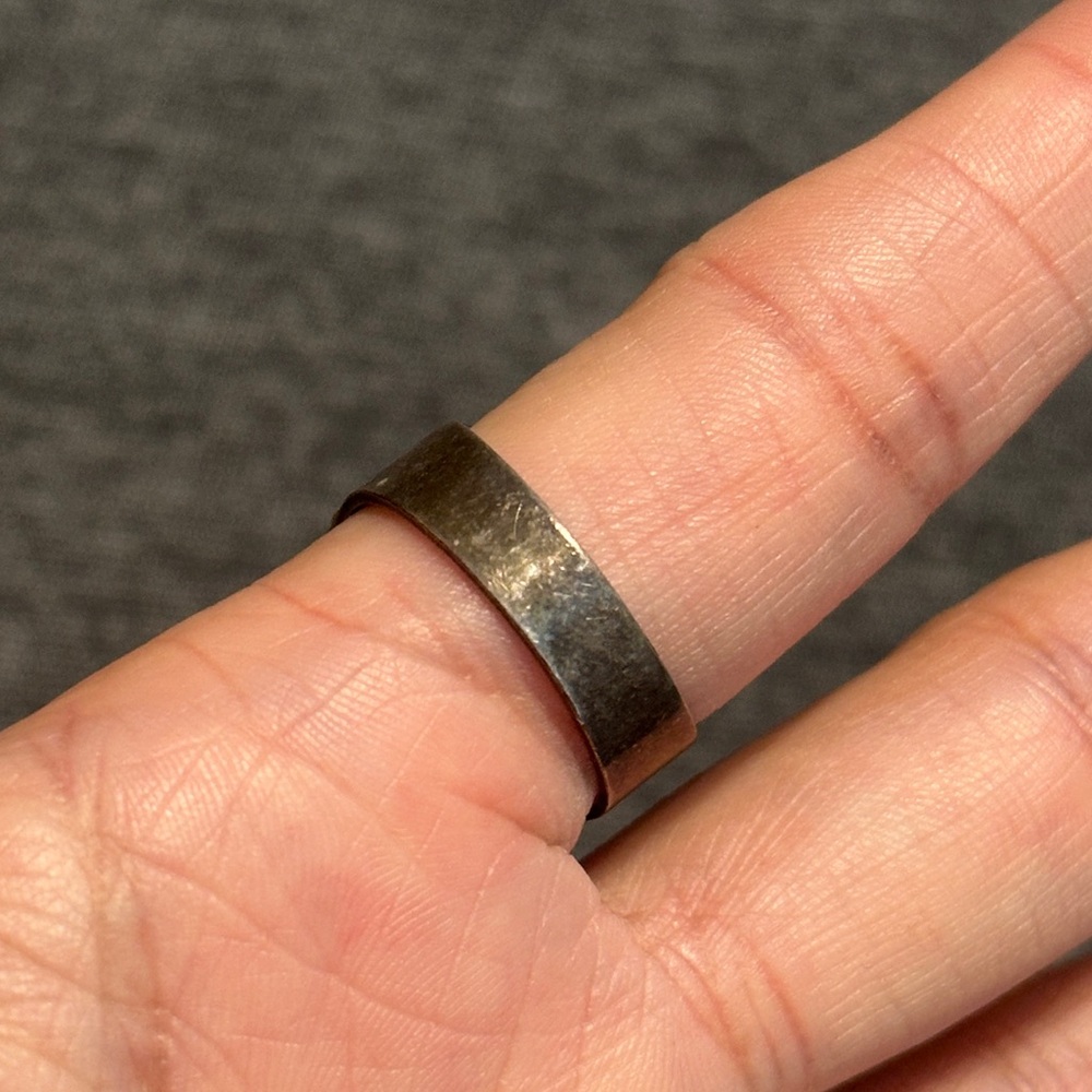 Silver-Tone Opalescent Pavé Crystal Leaf Ring, OS - Picture 4 of 6